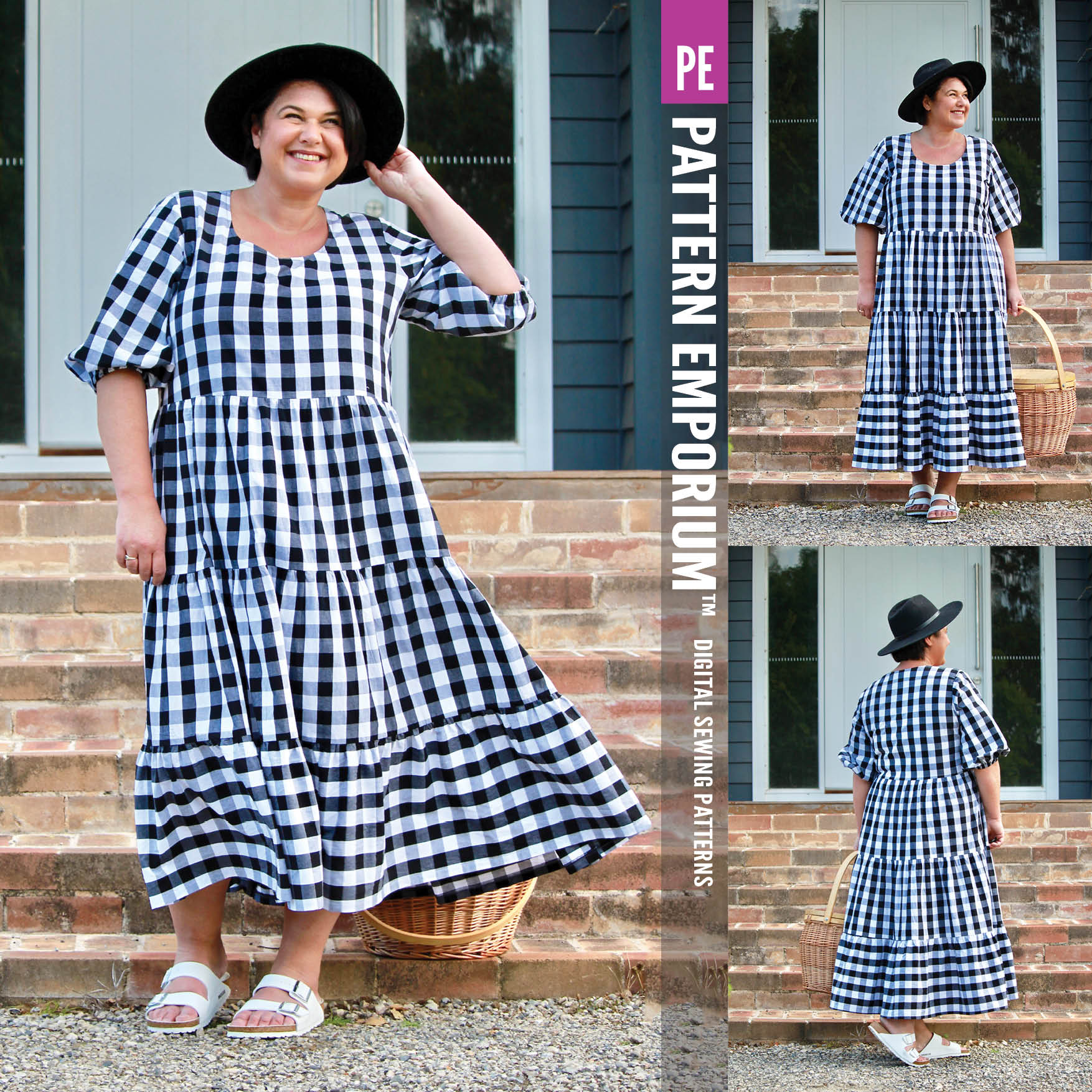 Shop Tiered Dress Sewing Patterns Online | Pattern Emporium Shop Tiered Dress Sewing Patterns Online | Pattern Emporium