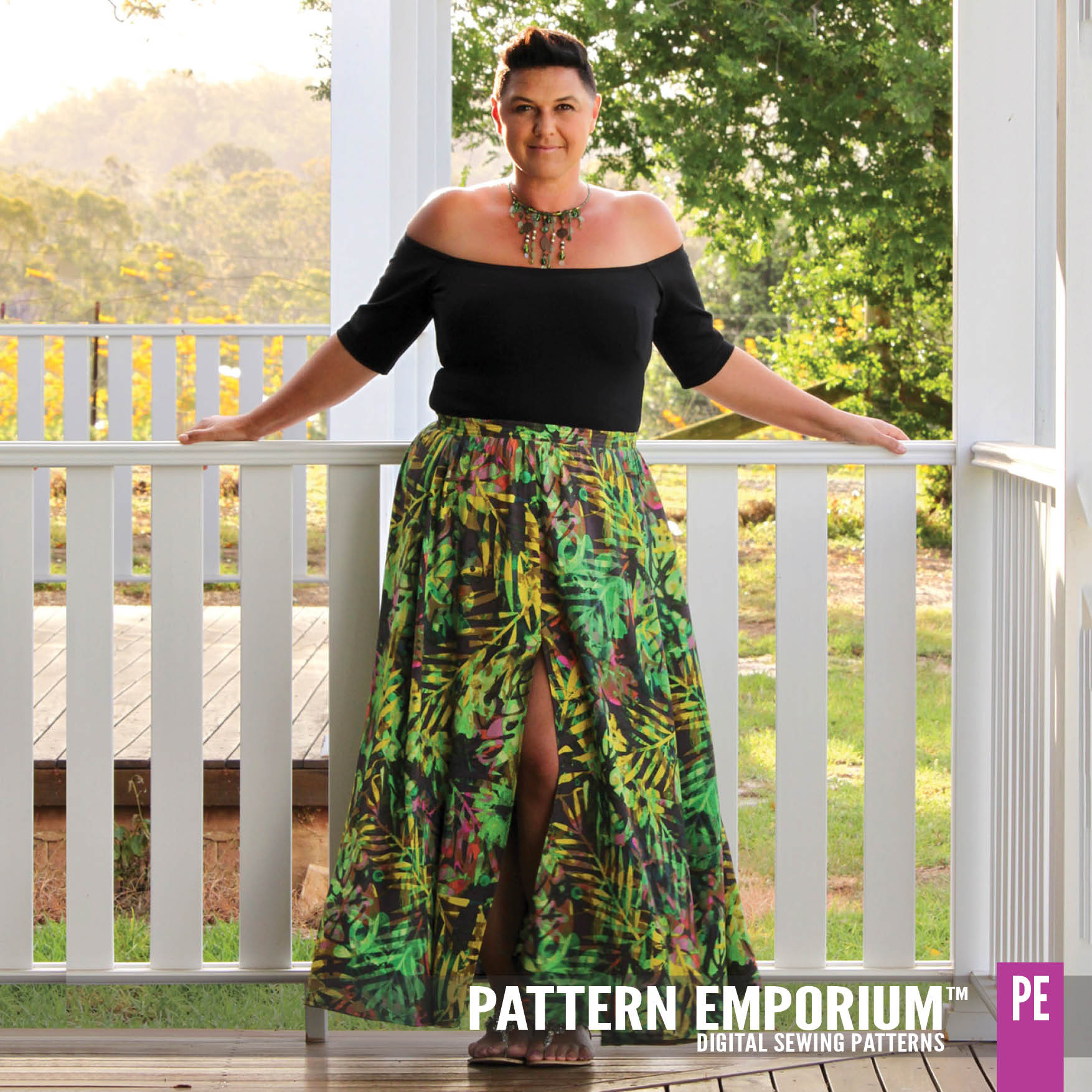 Long summer skirt pattern hotsell