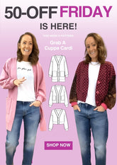 Grab A Cuppa Cardi | Oversized Cardi PDF Sewing Pattern
