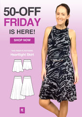 Heartlight | Stretch Flared Skirt PDF Sewing Pattern