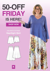 Heartlight | Stretch Flared Skirt PDF Sewing Pattern