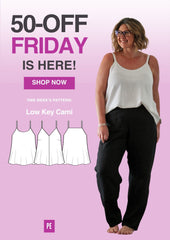 Low-Key Cami | Woven Strappy Top PDF Sewing Pattern