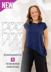 All Good | Asymmetric Tee PDF Sewing Pattern