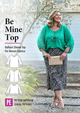 Be Mine | Balloon Sleeve Top PDF Sewing Pattern