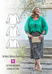 Be Mine | Balloon Sleeve Top PDF Sewing Pattern