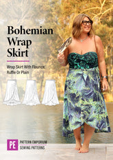 Bohemian Wrap Skirt | PDF Sewing Pattern