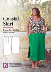 Coastal | Woven Side Split Skirt PDF Sewing Pattern