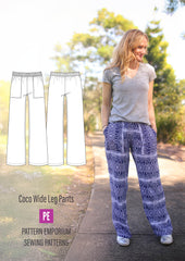 Coco | Wide Leg Pants Sewing Pattern