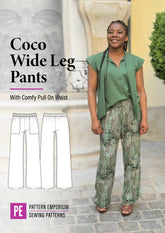 Coco | Wide Leg Pants PDF Sewing Pattern