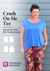 Crush on Me | Oversized T-shirt & Dress PDF Sewing Pattern