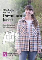 Downtown Jacket | Regular & Roomy PDF Sewing Pattern
