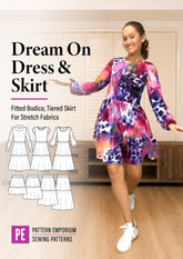 Dream On | Tiered Dress & Skirt PDF Sewing Pattern