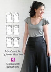 Endless Summer Tee | T-shirt & Tank PDF Sewing Pattern