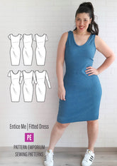 Entice Me | Fitted Dress PDF Sewing Pattern