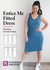 Entice Me | Fitted Dress PDF Sewing Pattern