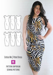 Entice Me | Fitted Dress PDF Sewing Pattern