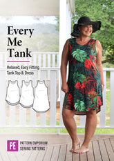 Every Me Tank | Sleeveless Top & Dress PDF Sewing Pattern