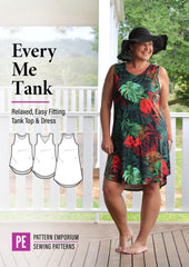 Every Me Tank | Sleeveless Top & Dress PDF Sewing Pattern