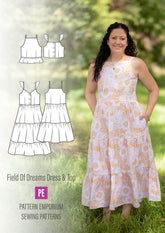 Field Of Dreams | Tiered Dress & Top PDF Sewing Pattern