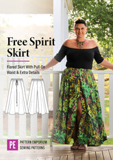 Free Spirit | Midi & Maxi Skirt PDF Sewing Pattern