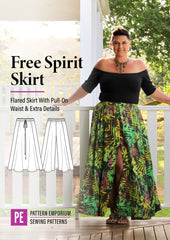 Free Spirit | Midi & Maxi Skirt PDF Sewing Pattern