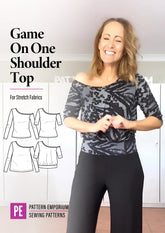 Game On | One-Shoulder Top PDF Sewing Pattern