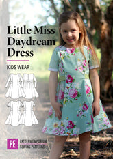 Little Miss Daydream Dress | Girls PDF Sewing Pattern