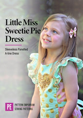 Little Miss Sweetie Pie Dress | Girls PDF Sewing Pattern