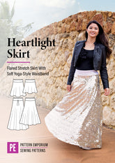 Heartlight | Stretch Flared Skirt PDF Sewing Pattern