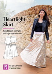 Heartlight | Stretch Flared Skirt PDF Sewing Pattern