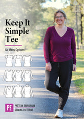 Keep It Simple | Semi Fitted T-shirt PDF Sewing Pattern