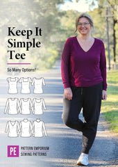 Keep It Simple | Semi Fitted T-shirt PDF Sewing Pattern