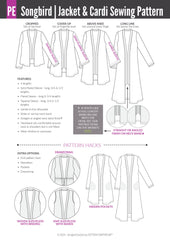 Songbird | Duster Jacket & Cardigan PDF Sewing Pattern
