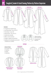 Songbird | Duster Jacket & Cardigan PDF Sewing Pattern