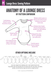 Lounge Dress | Relaxed Fit Dress PDF Sewing Pattern