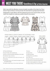 Meet You There | Tiered Dress & Top PDF Sewing Pattern