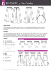 Free Spirit | Midi & Maxi Skirt PDF Sewing Pattern