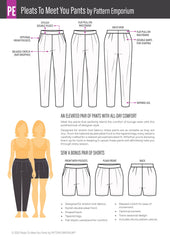Pleats To Meet You Pants & Shorts | PDF Sewing Pattern