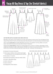 Vacay All Day Tent Dress & Top | PDF Sewing Pattern