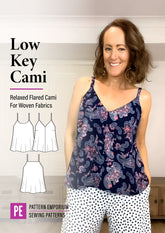 Low-Key Cami | Woven Strappy Top PDF Sewing Pattern