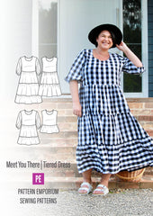 Meet You There | Tiered Dress & Top PDF Sewing Pattern