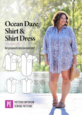 Ocean Daze | Very Oversized Shirt & Dress PDF Sewing Pattern
