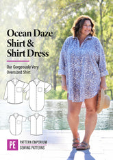 Ocean Daze | Very Oversized Shirt & Dress PDF Sewing Pattern