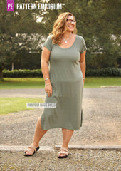 Own Your Magic | Slit Dress PDF Sewing Pattern