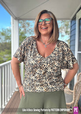 Like A Boss | Tapered Dolman Top PDF Sewing Pattern