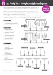 Just Peachy | Stretch Shorts PDF Sewing Pattern