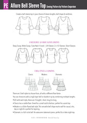 Allure Bell Sleeve Top | PDF Sewing Pattern