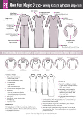 Own Your Magic | Slit Dress PDF Sewing Pattern