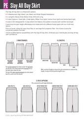 Slay All Day | Stretch Split Skirt PDF Sewing Pattern