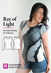 Ray of Light | Asymmetric Fitted Tee PDF Sewing Pattern